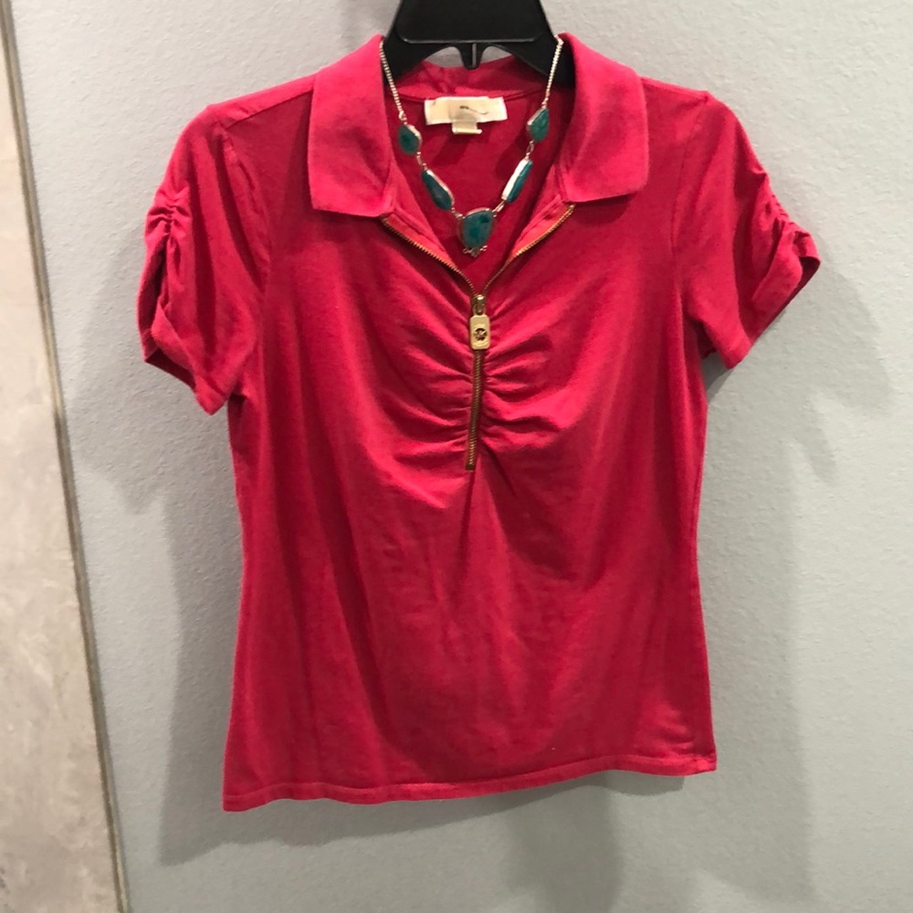 Michael Kors pink shirt. Gently worn